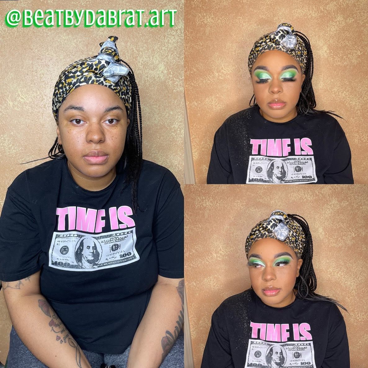 Before and after glam transformation 5